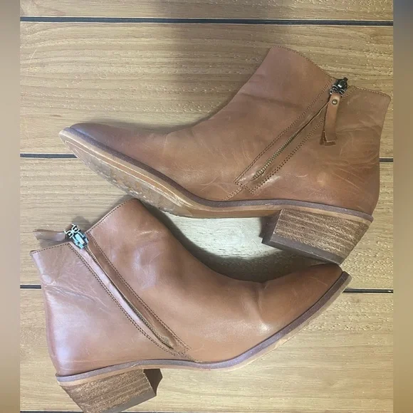 Sam Edelman Pama Booties Coñac leather - Picture 5 of 9